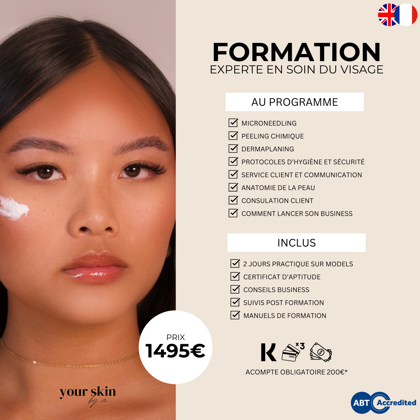 The Ultimate Skin Therapist Training - Face-to-face
